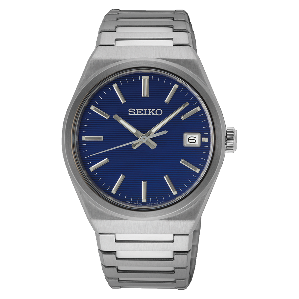 Essentials Quartz, Blue Dial, SS