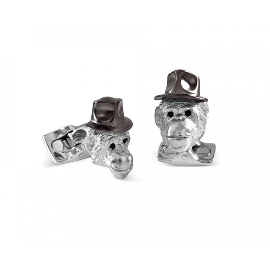Chimp with Black Hat