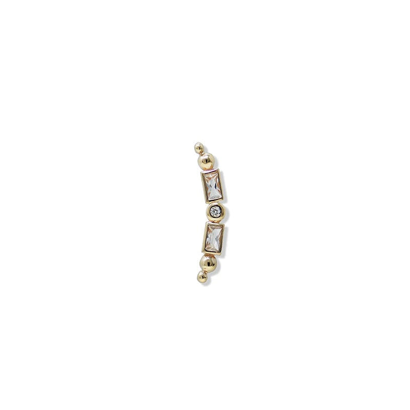 14 Karat Cleo Deco Ear Crawler