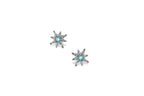 Silver Micro Aztec Starburst Studs