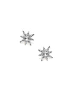 Silver Micro Aztec Starburst Studs