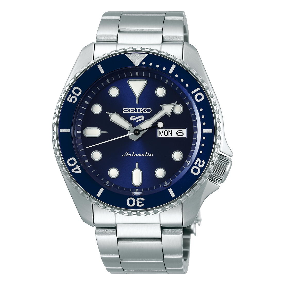Seiko 5 Sport Blue Dial Metal Bracelet