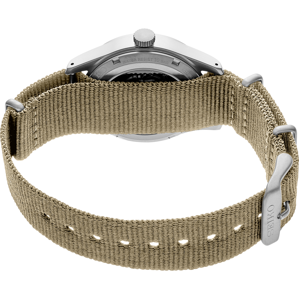 Seiko 5 Sport Grey/Green Dial Nato Strap