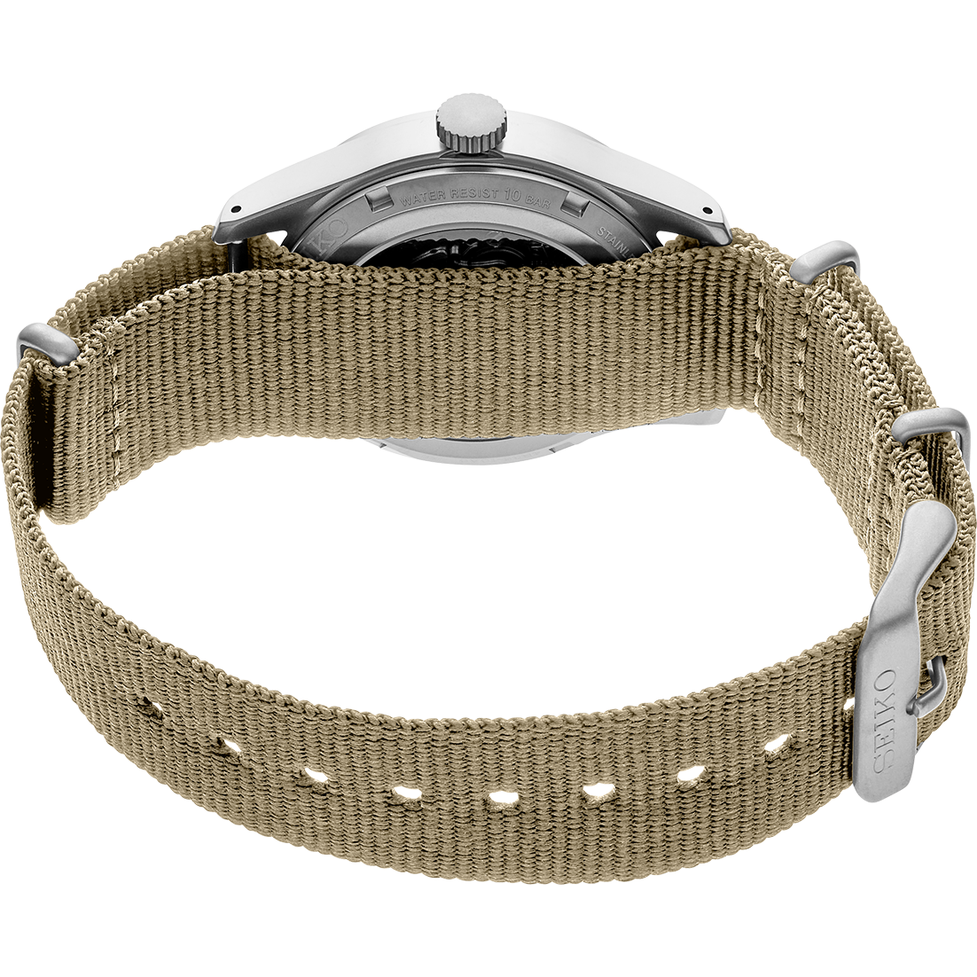 Seiko 5 Sport Grey/Green Dial Nato Strap