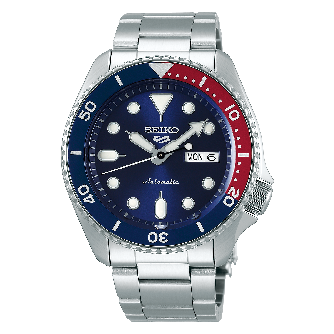 Seiko 5 Sport Pepsi Dial Metal Bracelet