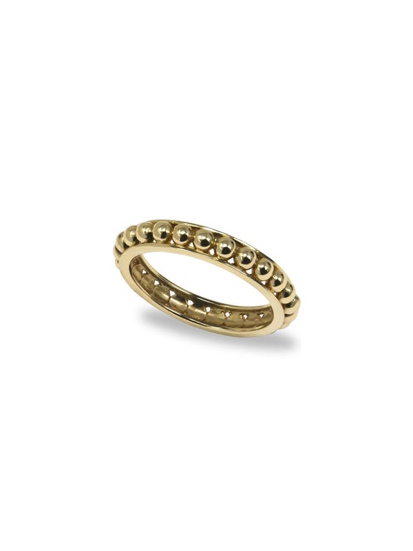 14Y Jac+Jo Strata Dotted Band Ring