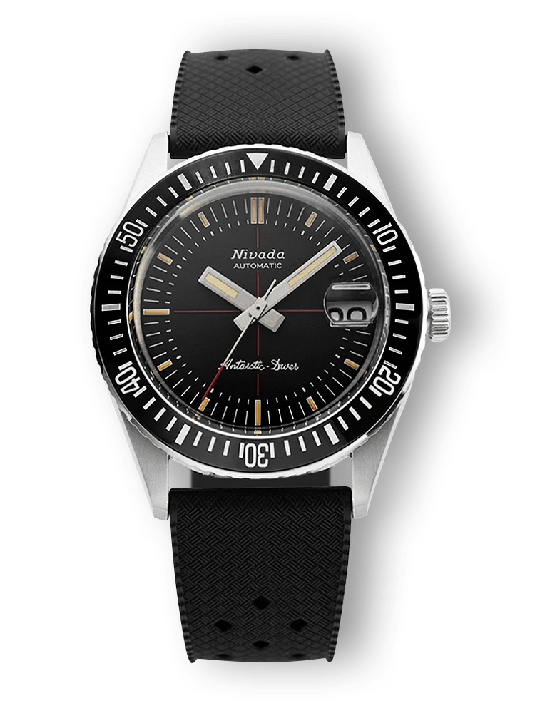 Antarctic Diver Ceramic Bezel, Rubber Tropic