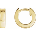 14 Karat Yellow Gold 9.5mm Huggie Earrings