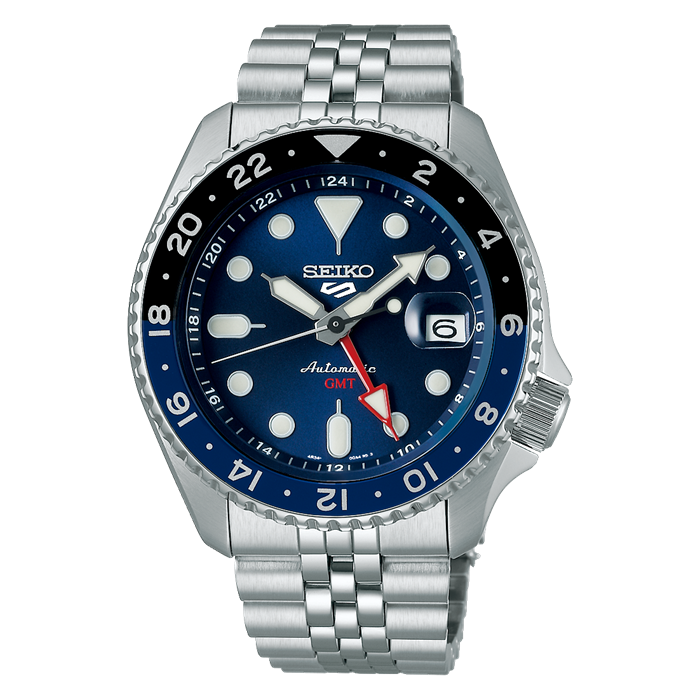 Seiko 5 GMT Blue/Black