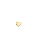 14Y Love Letter Heart Stud