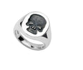 Silver Skull Signet Ring