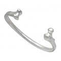 Silver Bone Bangle