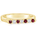 14 Karat Ruby and Diamond Ring