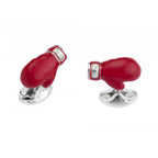 Silver Boxing Gloves