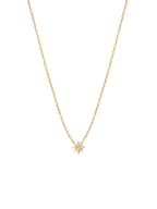 14 Karat Gold Micro Aztec North Star Necklace