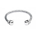 Silver Skull Bracelet (Torque)