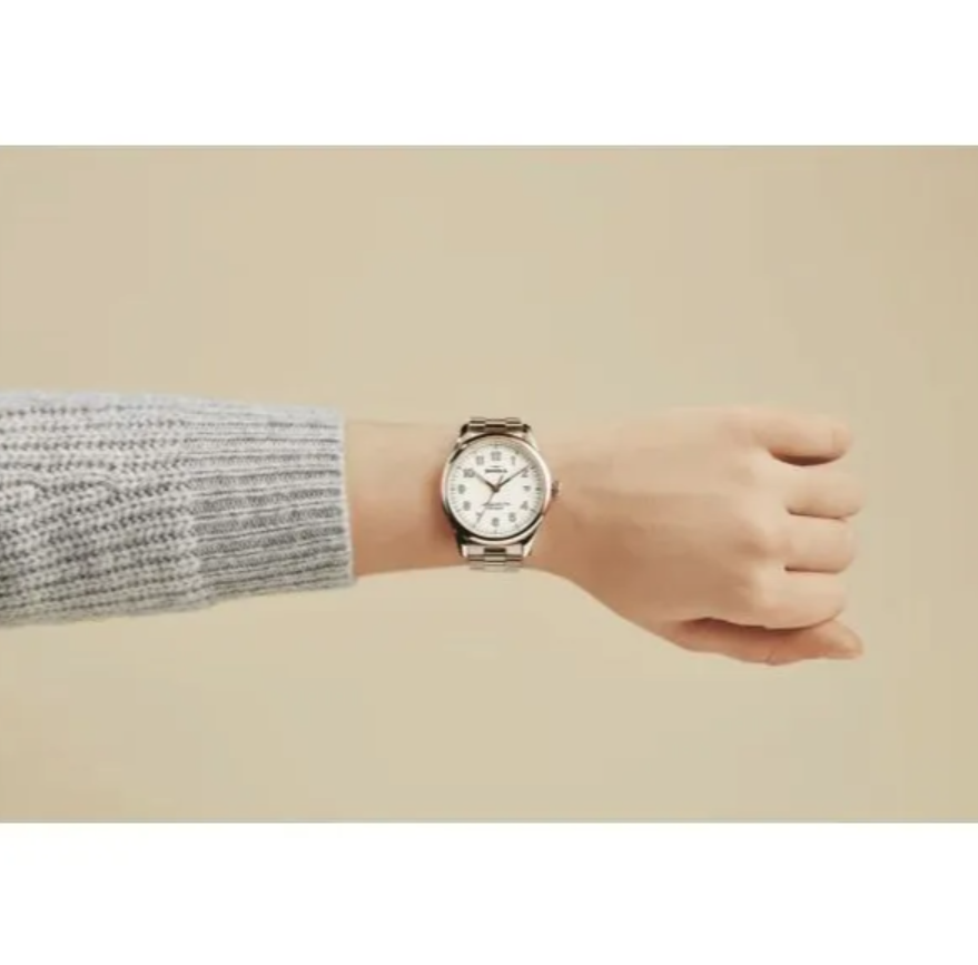 The Vinton 38mm, Matt Ivory Dial, RG PVD