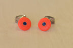 Round Orange cufflinks from the 'Brights'
