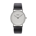 Classic Plain Silver Dial 33mm