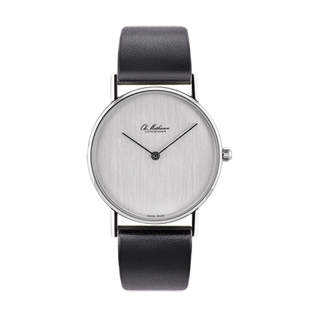 Classic Plain Silver Dial 33mm