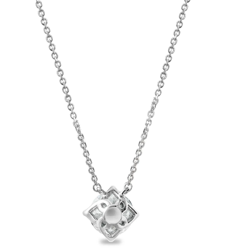 18 Karat Gold Diamond Solitaire Pendant