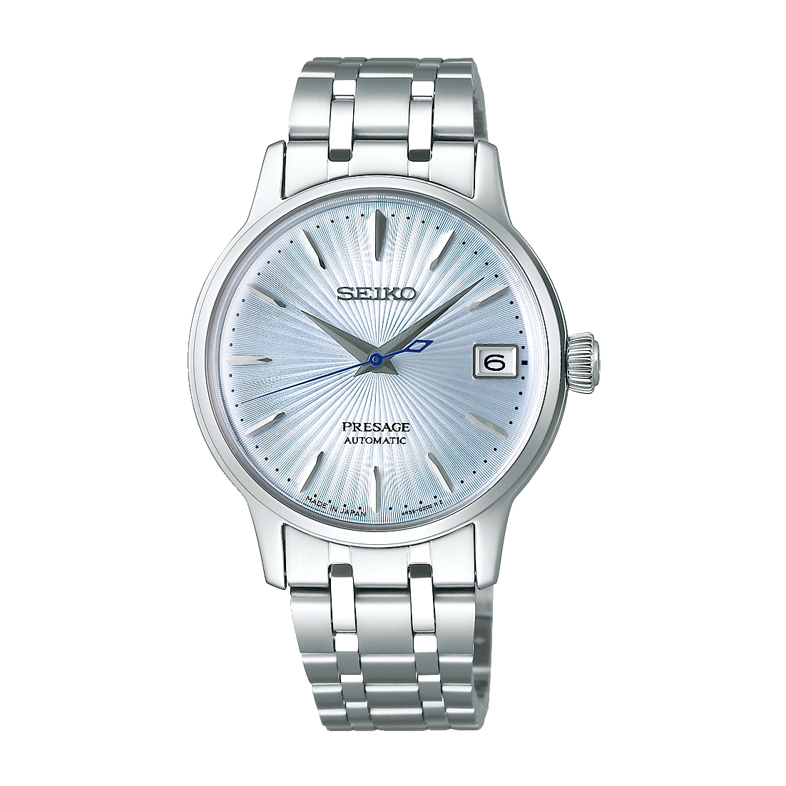 Presage Cocktail Time, Sky Blue Ray Dial, SS Bracelet