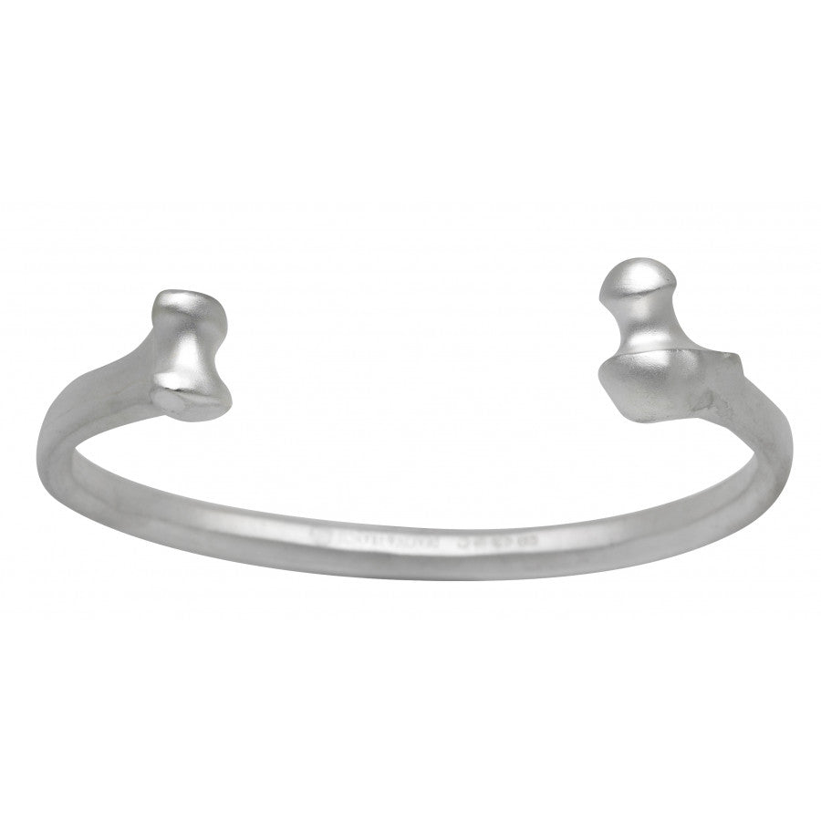 Silver Bone Bangle