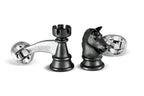 Silver Chess Pieces