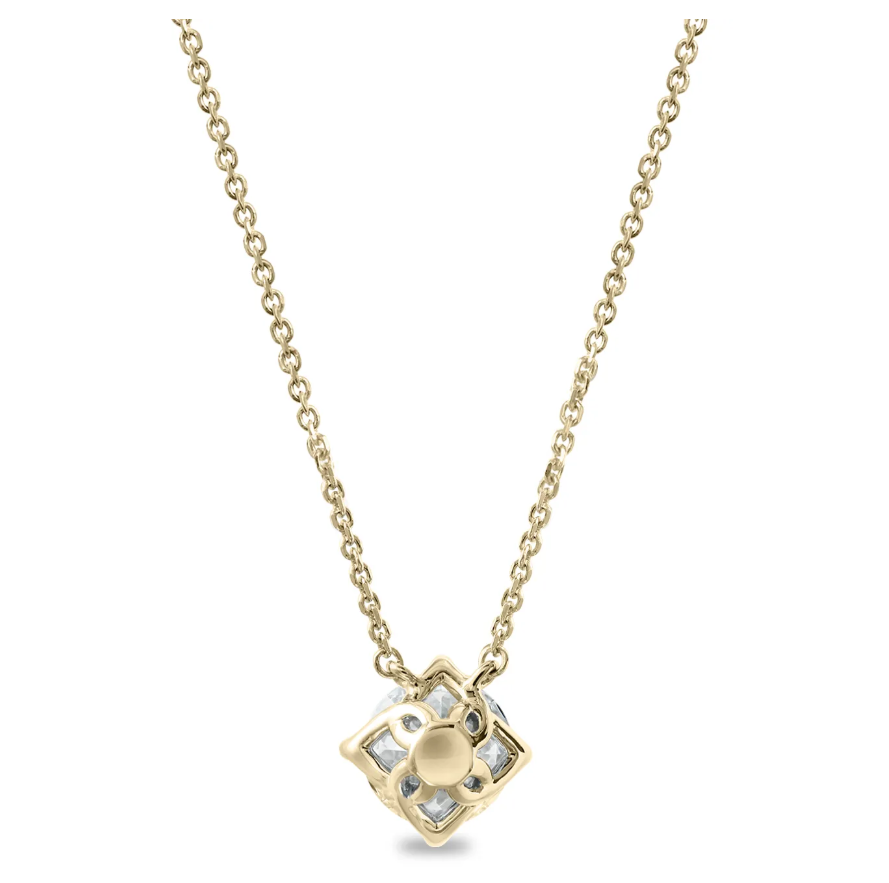 18 Karat Gold Diamond Solitaire Pendant