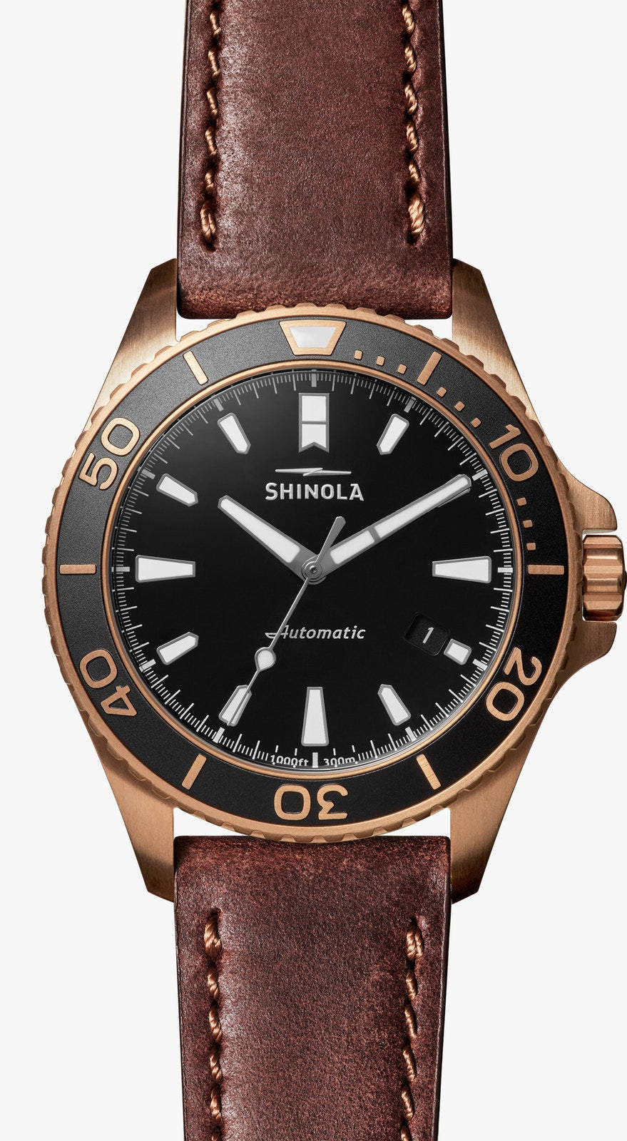 The Monster Bronze Automatic 43mm Black Dial