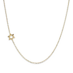 14 Karat Love Letter Star of David Necklace