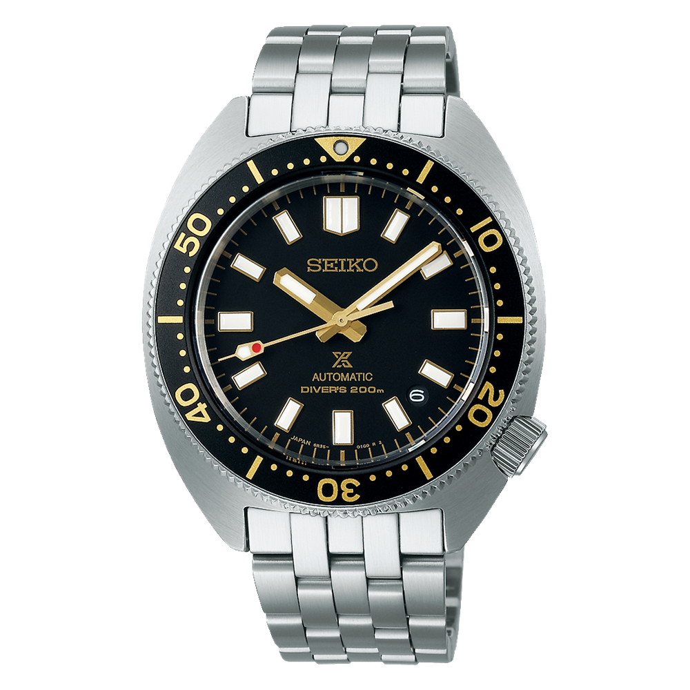 Prospex Turtle, Black Dial/Bezel, SS Bracelet