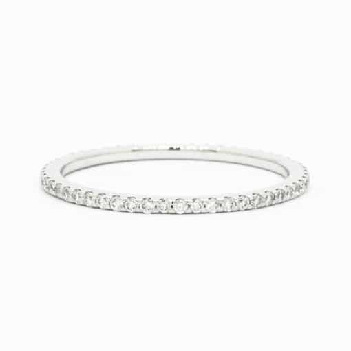 Micro Pave Eternity Ring