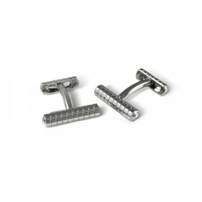 Knurled Bar Cufflinks