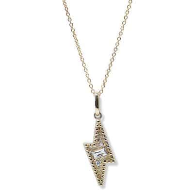 Aztec Lightning Bolt Mélange Pendant