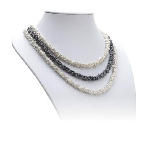 Oxidized Silver ShikShok Necklace