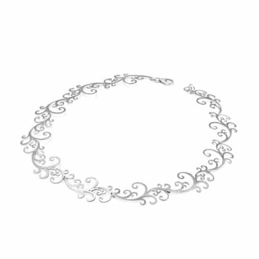 Silver Oriental Necklace