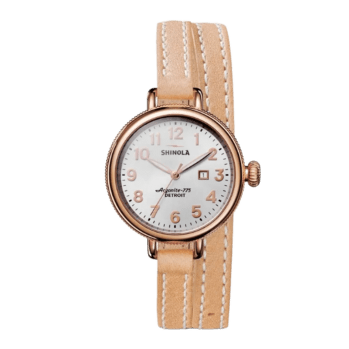 The Shinola Birdy 34mm, Rose Gold PVD