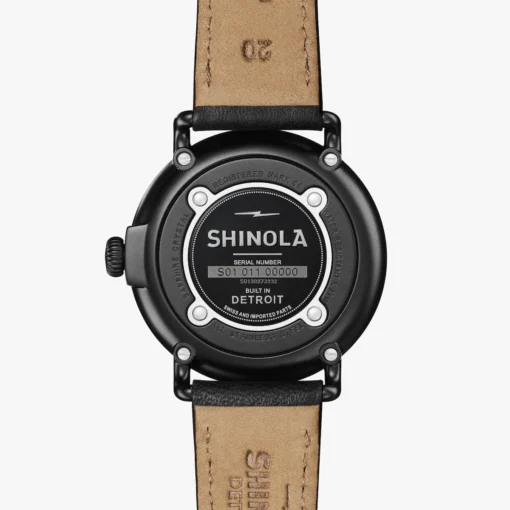 The Shinola Runwell 41mm, Black Dial, Gunmetal PVD - Image 7