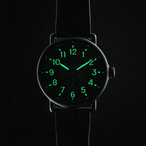 The Shinola Runwell 41mm, Black Dial, Gunmetal PVD - Image 5