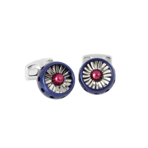 RAF Jet Turbine Engine Cufflinks