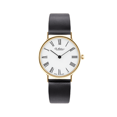 Classic 28mm White Dial Gold-plated Case