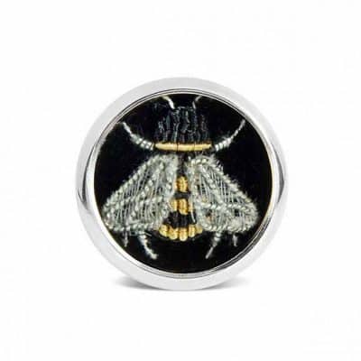 Embroidered Bee Lapel Pin - Atelier Lou
