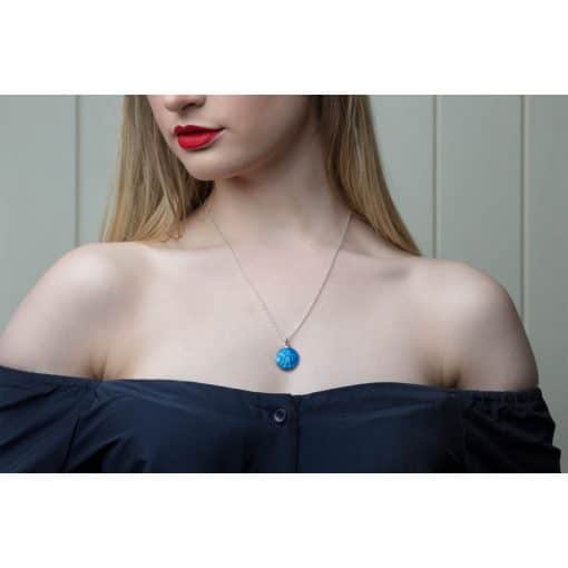 Valentina Silver Turquoise Pendant