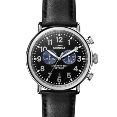 The Shinola Runwell Chrono 47mm, Black Dial