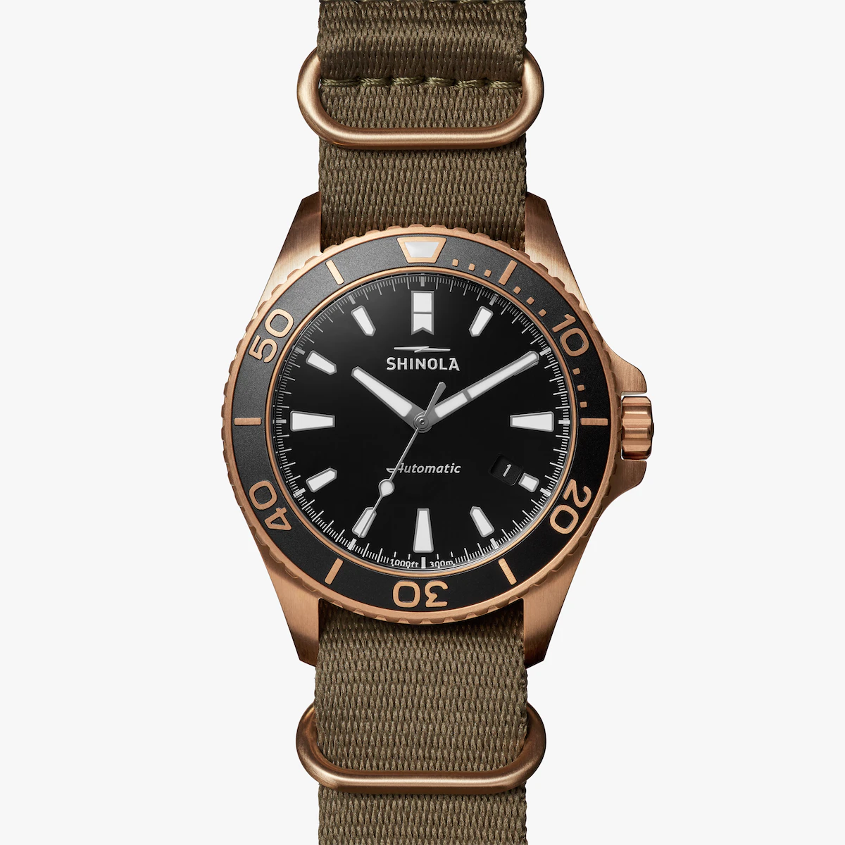 Bronze automatic watch sale