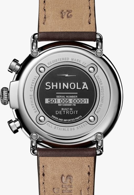 The Shinola Runwell Chrono 47mm - Silver Dial