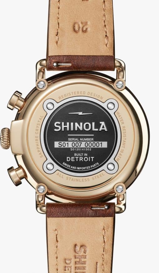 The Shinola Runwell Chrono 41mm, Cream Dial - Image 3