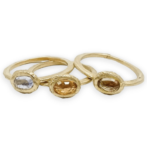 18 Karat Gold XVIII Sapphire Ring