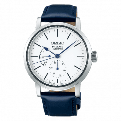 Seiko Presage 'Riki Watanabe' White Enamel Dial (Power Reserve)